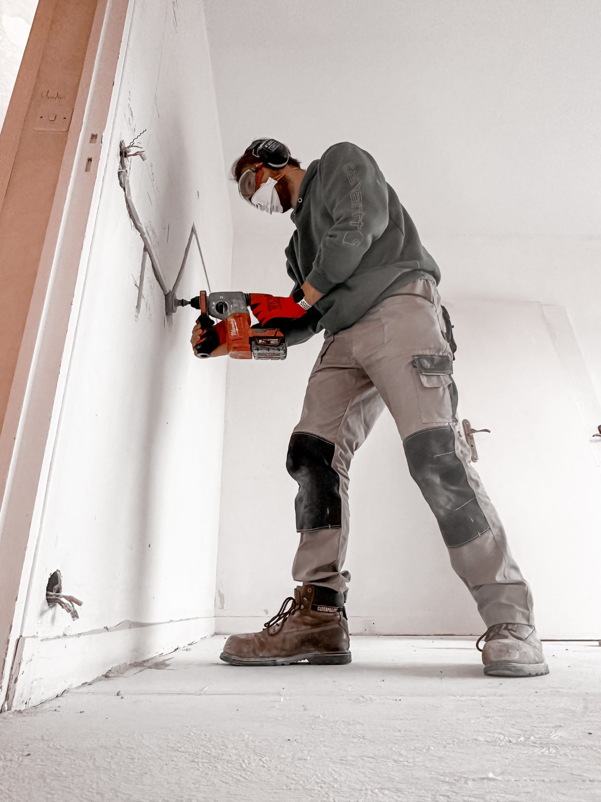 Victor artisan VTMI équipé sur chantier